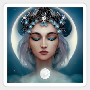 Moon Goddess Sticker